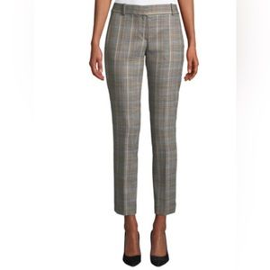 ZARA Autumn Plaid Straight-Leg Ankle Trousers |